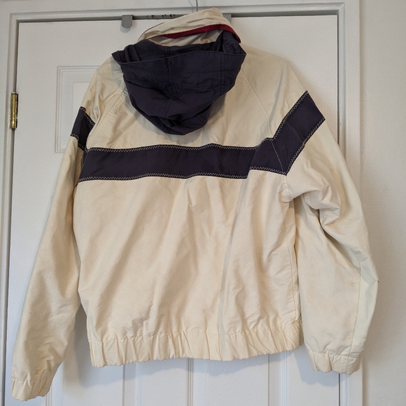 Vintage Tommy Hilfiger Jacket Puffy Men's Medium Red White Blue - Picture 4 of 14